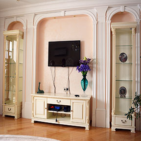Мебель для гостиной в классическом стиле из МДФ